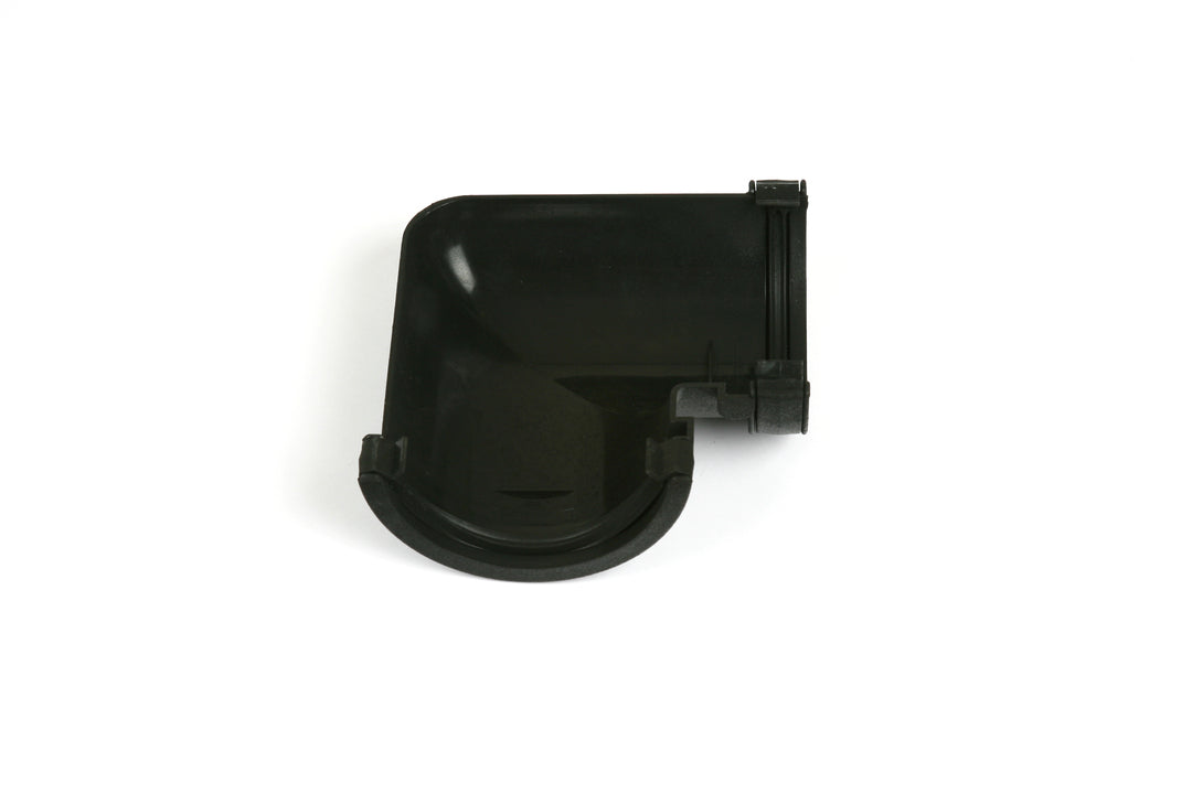90 degree gutter angle - Roundstyle (Cast Iron Effect)