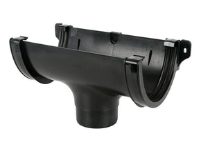 170mm Black PVC Running Outlet