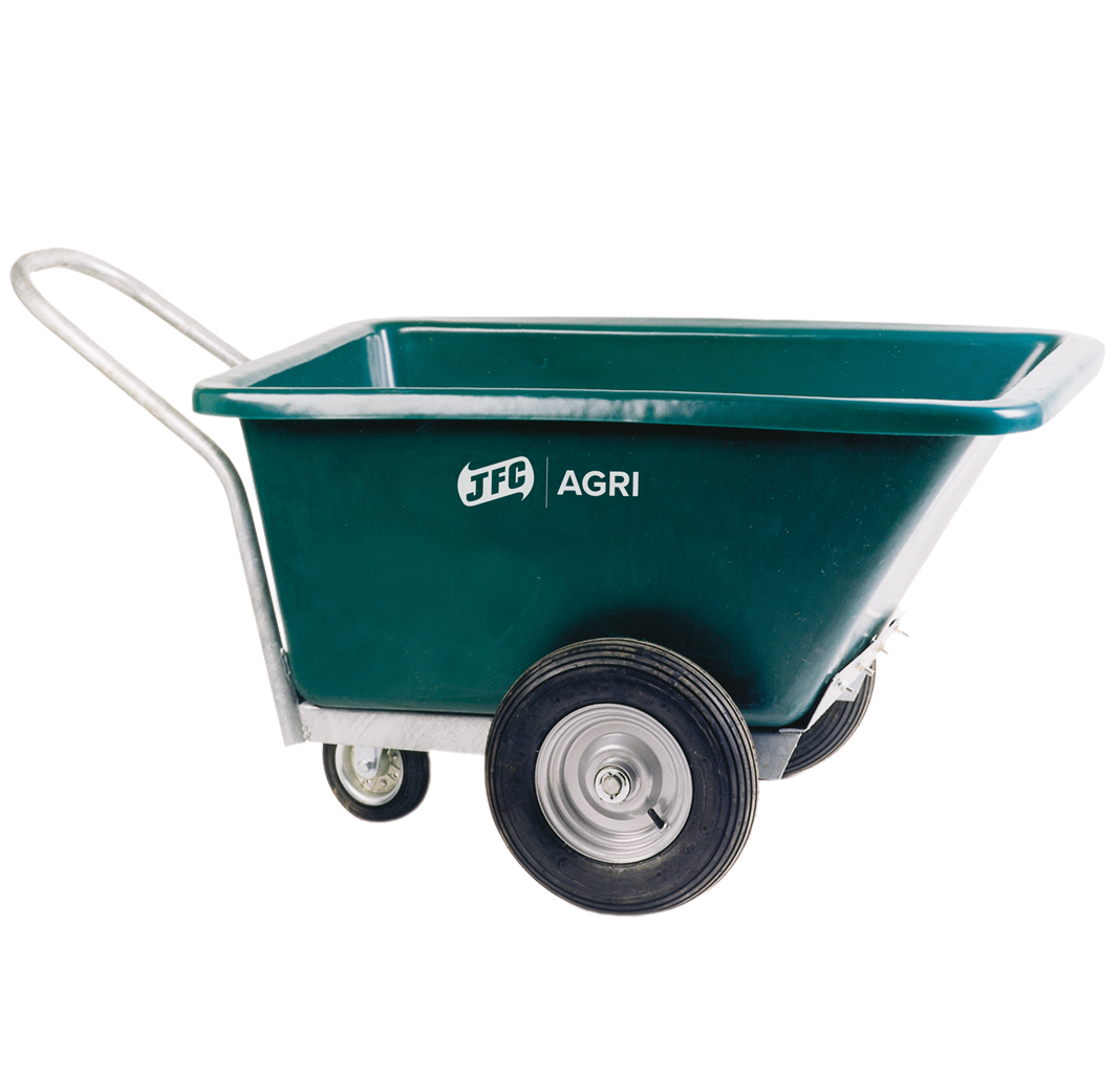Three Wheeled Feed Barrow