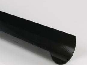 115mm Deepstyle Black PVC Gutter